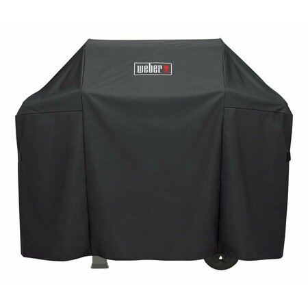HUFFY BICYCLES Weber 7139 Premium Grill Cover, 51 in W, 17.7 in D, 42 in H, Polyester, Black 11073754